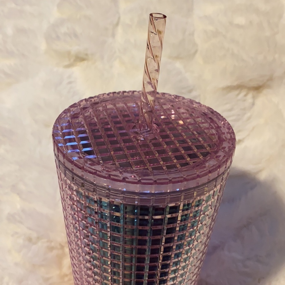 Starbucks blue pink disco Grid Ombre Tumbler - Picture 5 of 9